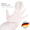 FRANZ MENSCH Hygostar Safe Light Nitrile Gloves, Powder-Free, White, 9/L,
