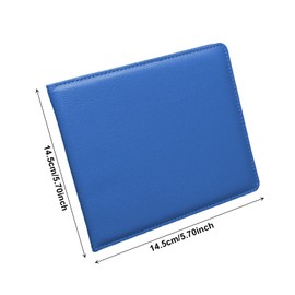 AWAVM Disabled Badge Holder Wallet for Car Blue Badge Soft PU Leather Protector Disability Parking Permit Protective Cover