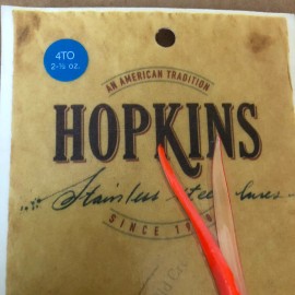 Hopkins 2.5oz NO=EQL  Tube Spoon Stainless Jigging or Surf Casting Lure 4TO