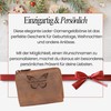 FFelsenfest Wallet with Desired Name Butterfly Motif, brown, coin purse