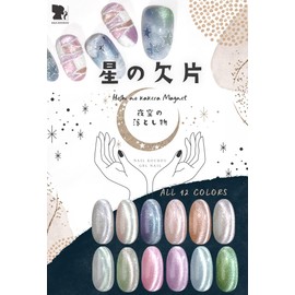 Magnetic Nail "Star Shard Magnet" Effect Powder Included for Infinite Sparkling Color Gel Nail Clear Color Gel Popular Self Gel Nail Easy Cute (【Star Shaka】 [10], 0.2 oz (5 g)