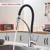 RODDEX Pullout Kitchen Faucet Solid Brass Single Handle One Hole