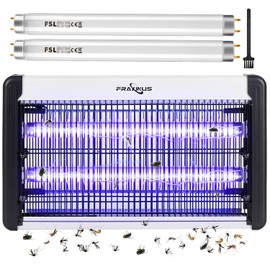 FRAXINUS Electric Bug Zapper, UV Insect Killer, Indoor Fly Catcher, Mosquito Killer Lamp, 3500V High Powered Grids, 20W UV Light Attract to Zap Flying Insects. (Including 2PCS Bulbs)