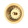 Solimeta Gold Kitchen Sink Drain, Stainless Steel Sink Strainers for