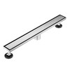 Neodrain 24-Inch Linear Shower Drain- with 2-in-1 Flat & Tile