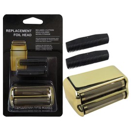 Qblahip Updated Electric Men Shaver Replacement Foil & Cutters Suitable for BaBy-liss PRO Metal-FX FXFS2 Foil Shaver