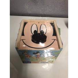 Melissa & Doug Mickey Mouse Wooden Shape Sorting Cube, Ages 2+