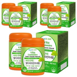 Nutri D Day Vita Gumi Multivitamin Mineral, 60 tablets, 6 pcs / 뉴트리디데이 비타구미 멀티비타민 미네랄, 60정, 6개