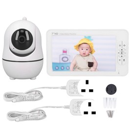 HD Baby Camera Monitor Two Way Speaking Clear Image Night View Baby Video Monitor 100‑240V UK Plug