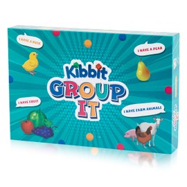 Kibbit Group It- Card Game for Improving Category Recognition and Naming, Speech Therapy Tool, ABA, ESL