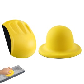 Eruceky 2 Stück Haken und Schlaufe Handschleifblock, Runden Handschleifblock, für DIY, Restaurierung von Holzmöbeln