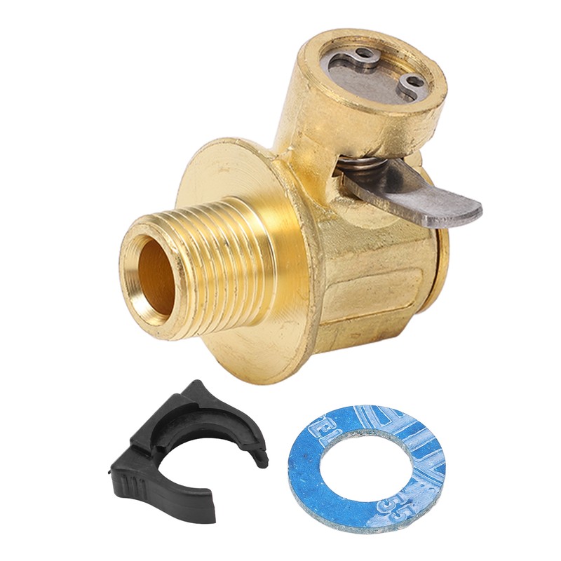 Quick Engine Oil Drain Valve M14‑1.25 Brass Stainless Steel with