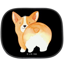 Mr. & Mrs. Panda Car Sun Shade Corgi Po Gift Cute Dog Love Dog Owner Sun Shade Car Window Wauwau Dog Motif Sun Protection