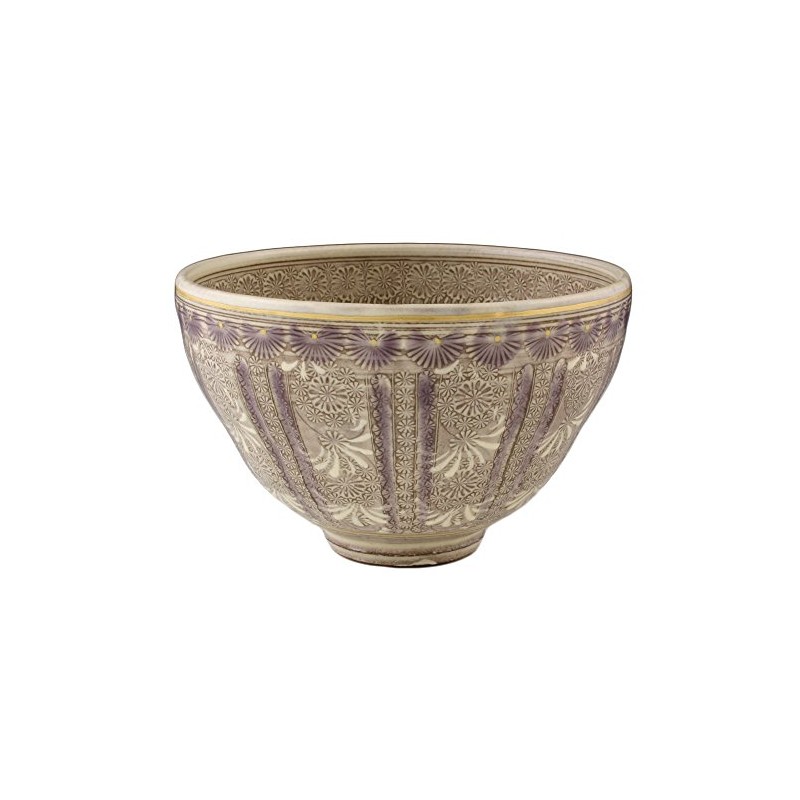 Kyō Ware TTS772 Kiyomizu Pottery Kiln Matcha Bowl (In Paulownia