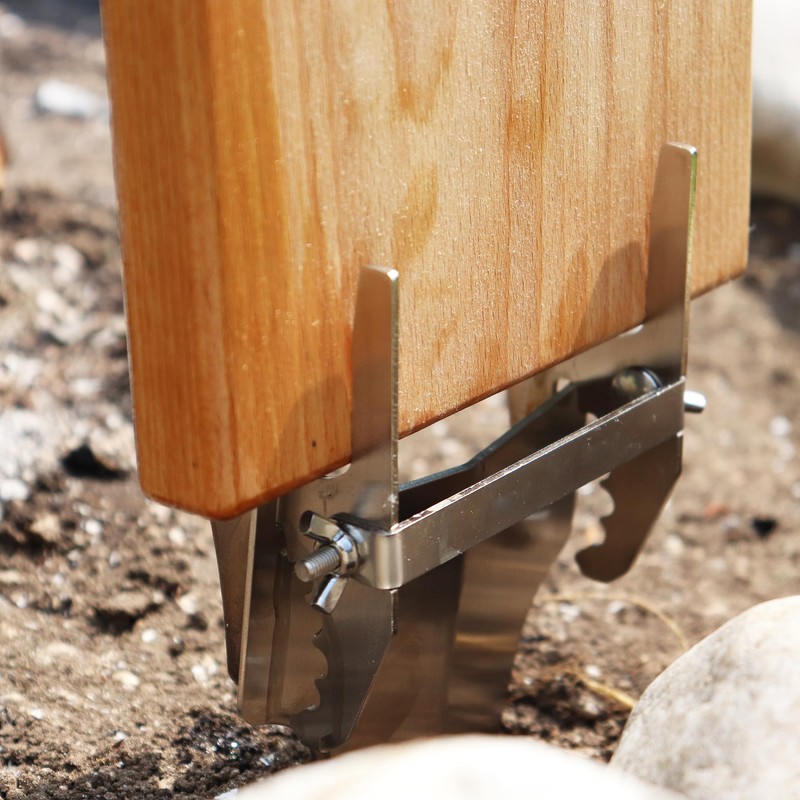 Bargen Flame Salmon Board Holder for Fire Bowls, Fire Barrels