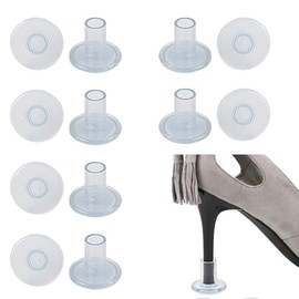 Fizzix 6 Pairs High Heel Protectors for Grass - Anti-Slip Heel Stoppers for Weddings, Durable Heel Caps for Stilettos, Universal Fit High Heel Covers for Outdoor Events