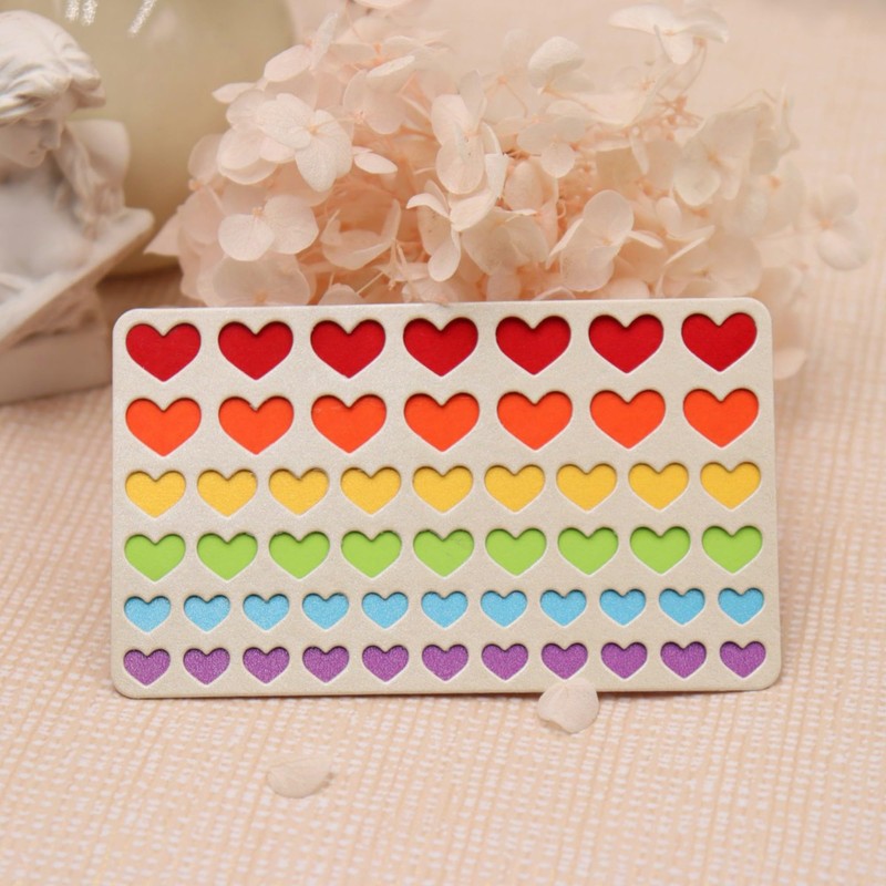 Heart Background Die Cuts for Card Making Decoration Metal Cutting