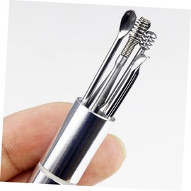 IWOWHERO Portable Ear Cleaning Tool Set Durable Ear Spoon Remover with Skid Resistance Design for Comfortable Wax Removal Lightweight and Convenient for Home Use