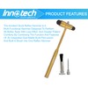 Innotech Buck Neurological Reflex Hammer with Brush and Needle for