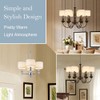 Wellmet Small Lamp Shades,ONLY for Candle Bulbs,Clip-on Drum Mini Lampshades,Set