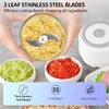 Electric Garlic Chopper Portable Small Food Processor, 300ML Onion Chopper,