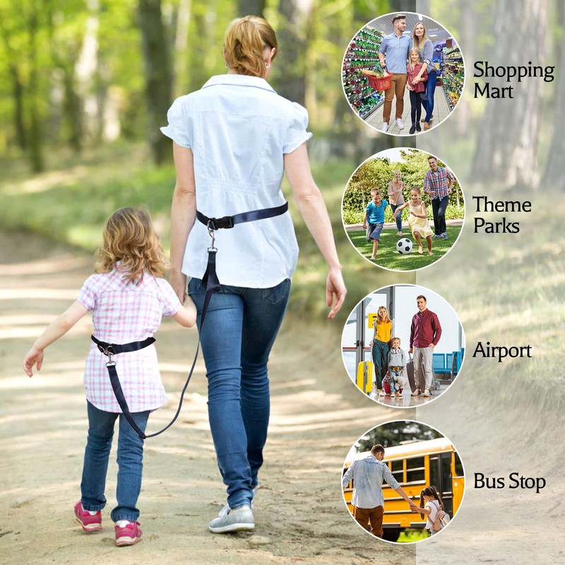 Secure Waist Leash Harness for Big Kids with Adjustable Tether