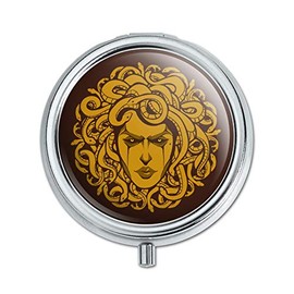 Medusa Gorgon Head Covered in Snakes Pill Case Trinket Gift Box