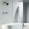 DOUBLUOEG 2 Handle Shower Faucet Set with 5 Setting Rainfall