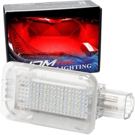 iJDMTOY Super Bright 2W High Power Brilliant Red Full LED Trunk Cargo Area Light Assembly Compatible With Honda, Compatible With Acura, Powered by 18-SMD LED Diodes