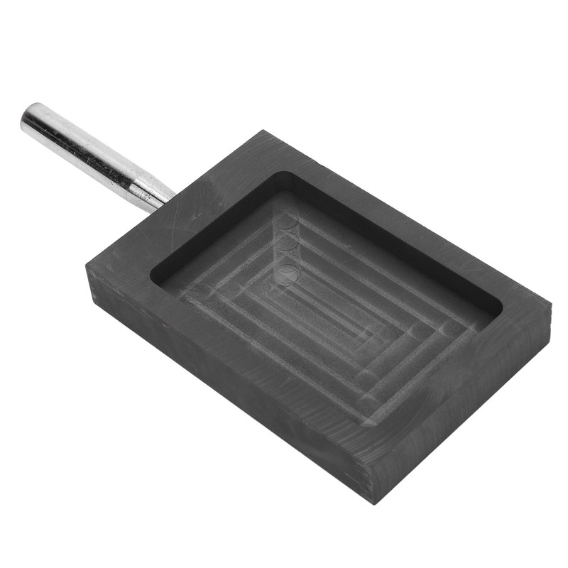 Graphite Casting Mold Metal Ingot Mold Crucible with Handle for