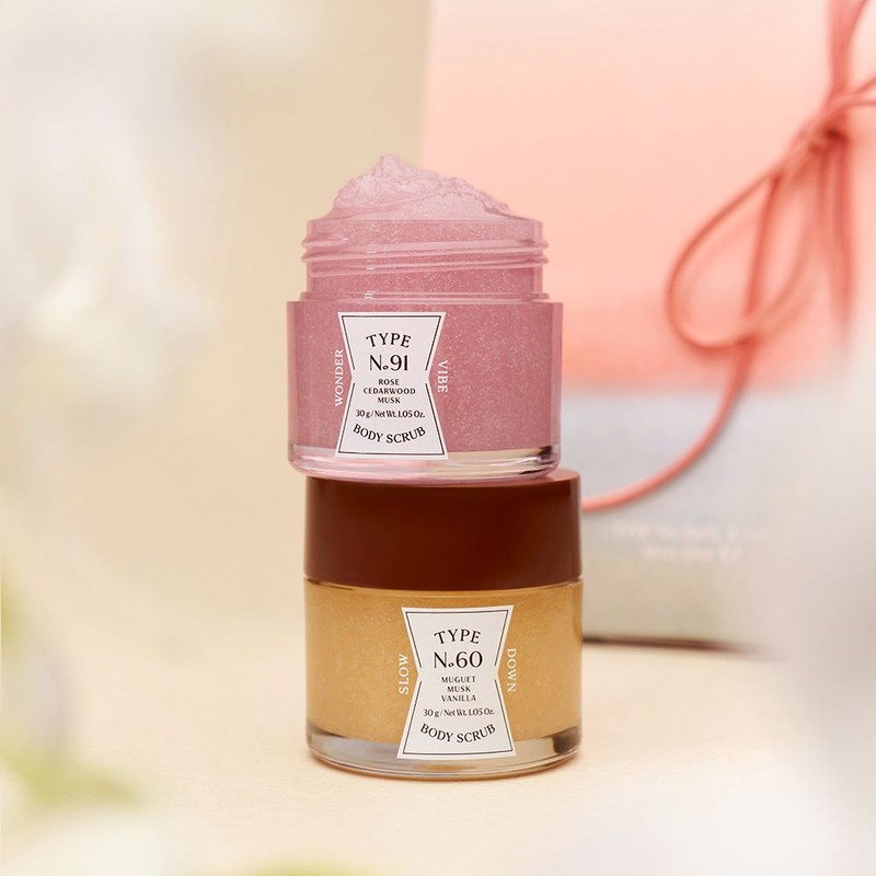 Type Number Body Scrub Mini Duo Kit Special Set (30g+30g)