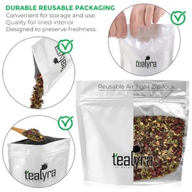 Tealyra - 911 Detox - Dandelion - Beetroot - Ginger - Peppermint - Cleanse Digestive Herbal Loose Tea - Immune System Booster - Caffeine-Free - All Natural - 224g (8-ounce)