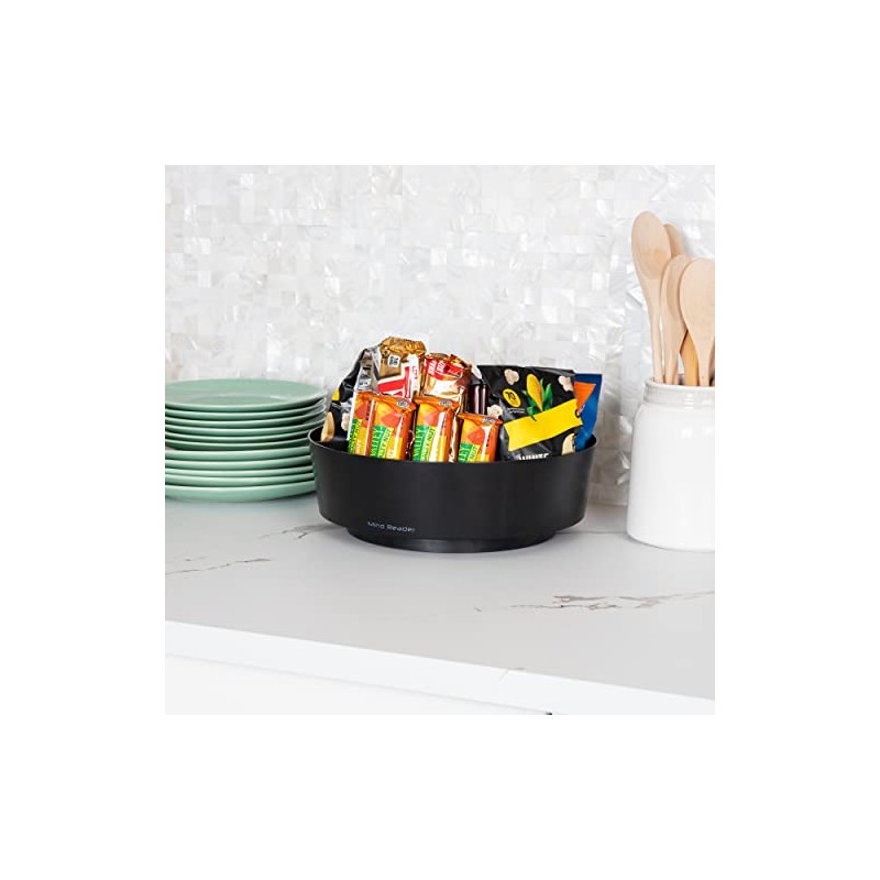 Betesh Mind Reader Snack Carousel, Countertop Organizer, Snack Tray, Condiment