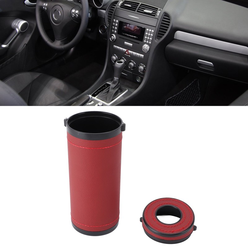 Car Tissue Holder Lightweight Leather and Tungsten Steel Car Tissues