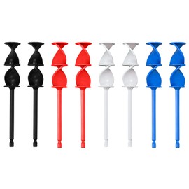 8 pcs Helix Resin Mixer, BOSOIRSOU Reusable Epoxy Mixer Paint Stirrer for Drill Stirring, Resin Mixer Paddles, Drill Mixer Attachment for Resin Mixing Paint Mixing