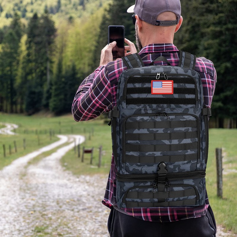 BERTASCHE Lunch Backpack for Men, 15.6 Inch Laptop Backpack for