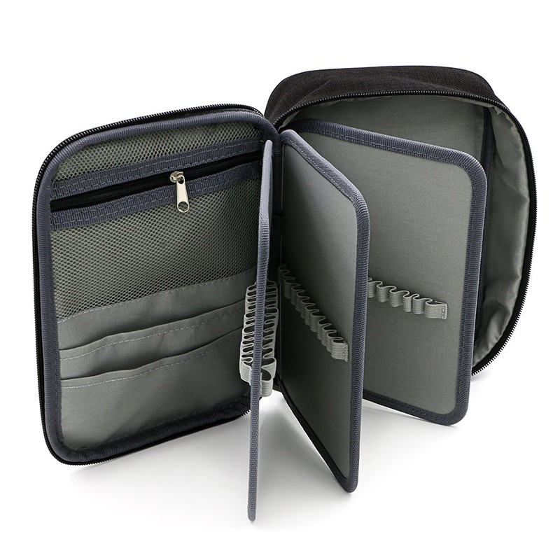 IGNPION Large Pen Pencil Case Stationery Pouch Bag Case for