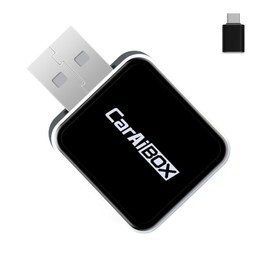 Wireless CarPlay Adapter - Plug and Play Low Latency Mini Edition Converts Wired to Wireless CarPlay Dongle for Cars from 2016 and iOS 10+