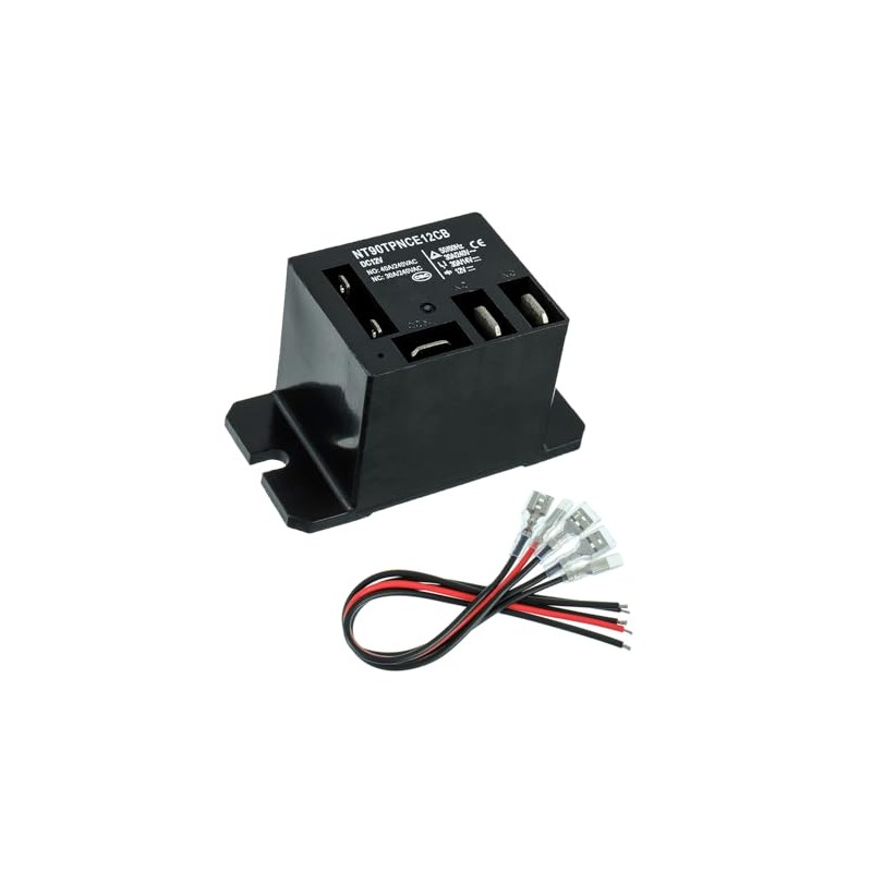 JAMHER 1 Pack NT90-DC12V-10X Power Relay DC 12V Coil 30A