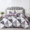 Duvet Cover Set Double Size Geometry Beddding Set with pillowcases