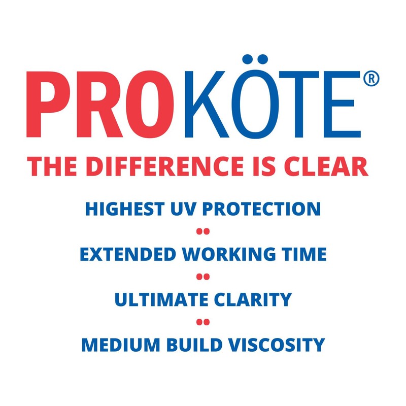 PROKÖTE Fishing Rod Building Thread Finish (128 oz. Kit)