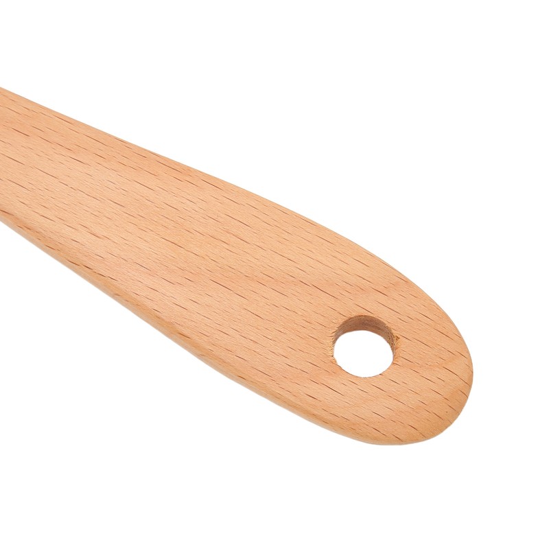 2Pcs Wooden Spatula Heat Resistant Light Weight Kitchen Cooking Utensils