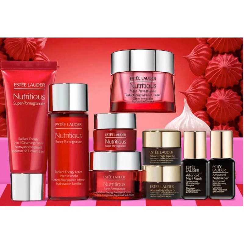Estée Lauder Estee Lauder 9Pcs Nutritious Super Pomegranate Radiant Energy