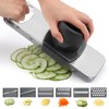 Oderra Vegetable Slicer Stainless Steel with 6 Blades, Mandolin Kitchen