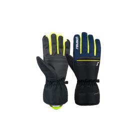 Reusch Men's Snow King Ski Gloves, Guaranteed Windproof, Extra Breathable, Softshell Gloves, Snow Gloves, Winter Gloves