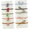 Mikinona 3sets Unique Dinosaur Hair Ties Stylish Comfortable Ponytail Holders