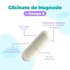 Glicinato De Magnesio + Omega 3 | 60 Capsulas Vcaps®