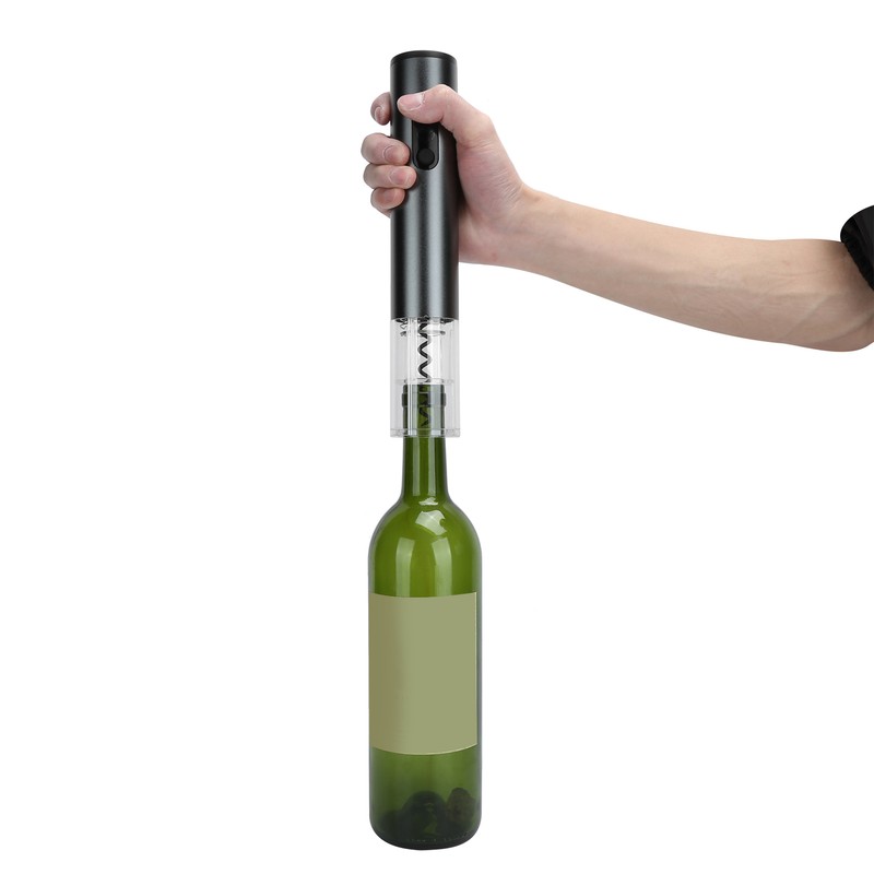Electric Wine Bottle Opener Automatic Corkscrew W/Foil Cutter Pourer Vacuum