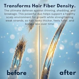 Champú y acondicionador de biotina para adelgazamiento del crecimiento del cabello champú espesante para tratamiento de pérdida de cabello, natural si