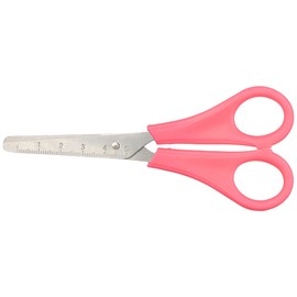 Westcott E-21591 00 Kids Scissor witch cm-scale, blunt tip, 5"/13 cm, pink
